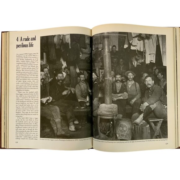 The Loggers Time Life Books Old West Series Illustrated Vintage 1976 Hardcover - Picture 10 of 13